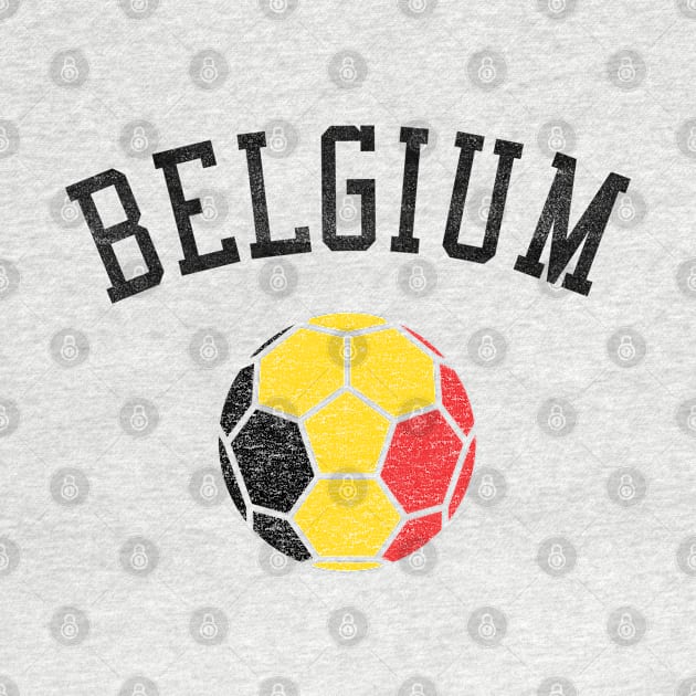 Belgium Soccer Team Heritage Flag by ryanjaycruz